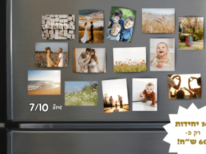 חבילה של 14 מגנטים בגודל 7/10