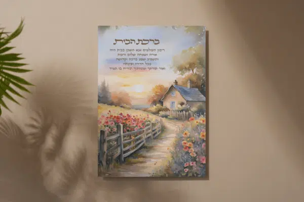 מגנט ברכת הבית מעוצב