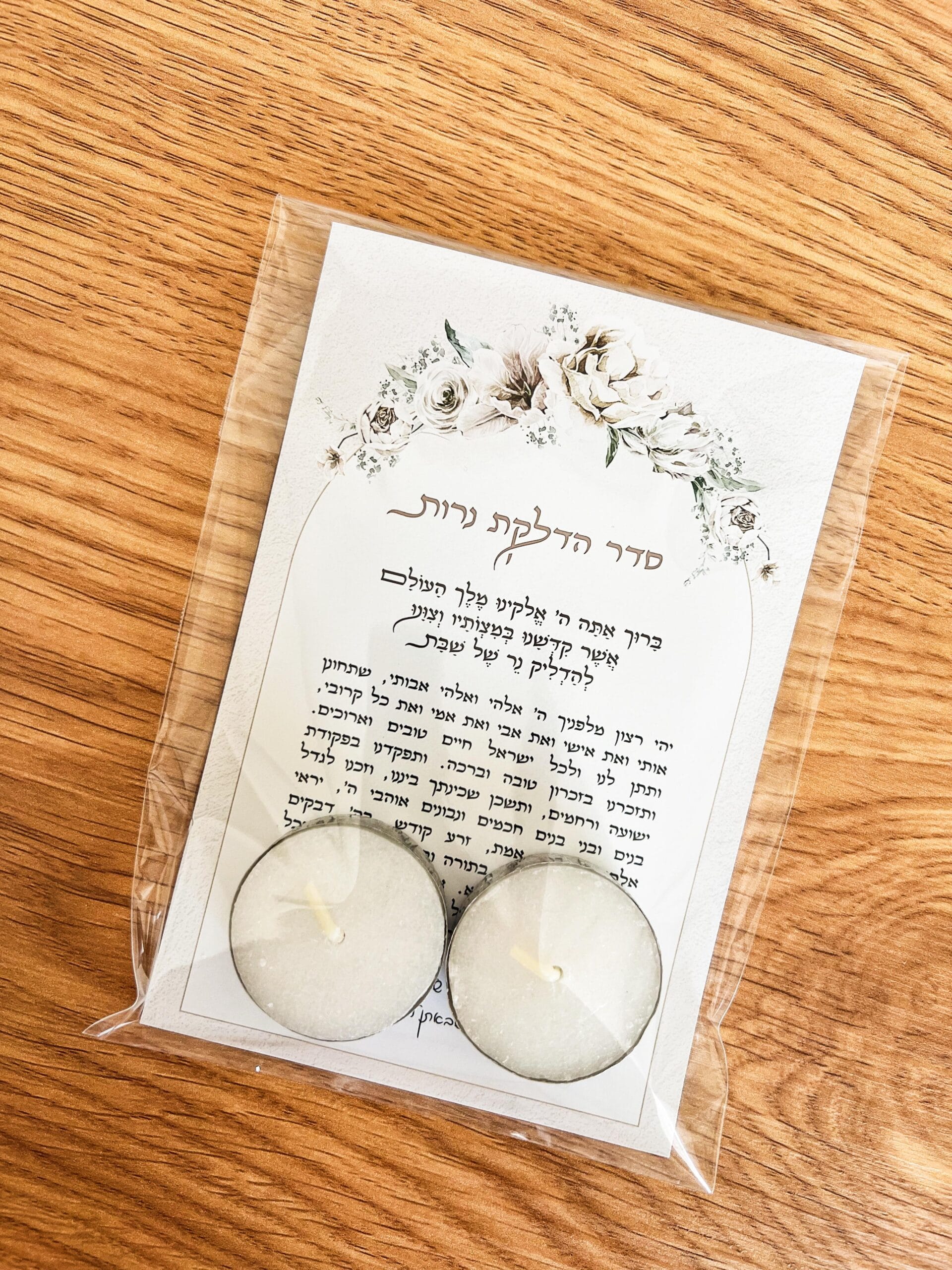 ערכת מגנט סדר הדלקת נרות + זוג נרות – תמונה 3