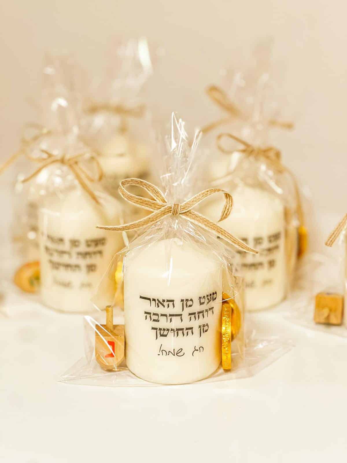 ערכת חנוכה עם נר בעיצוב אישי – תמונה 10