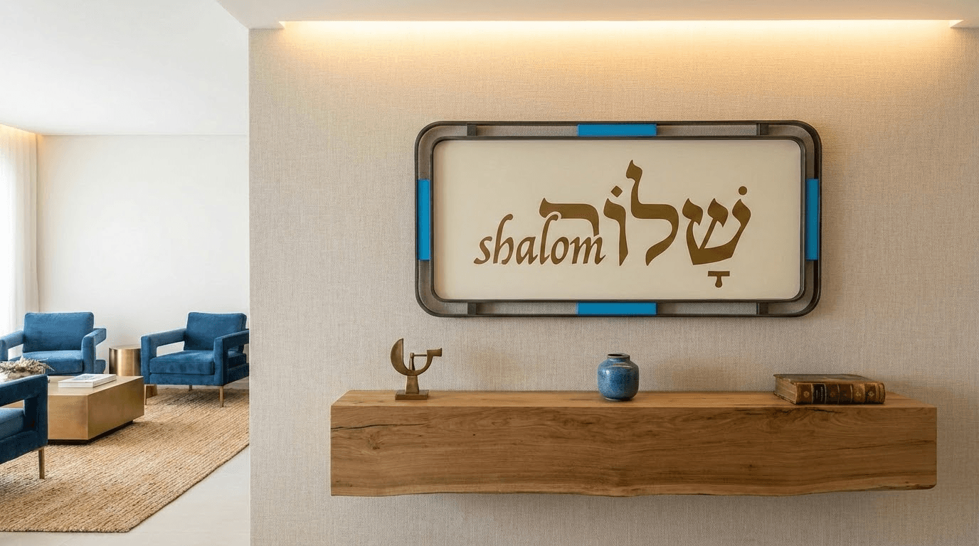 איך יוצרים קיר אמירה בסלון