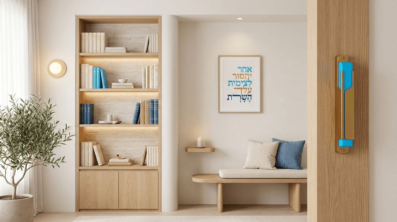 עיצוב בית יהודי מודרני עם אמירה