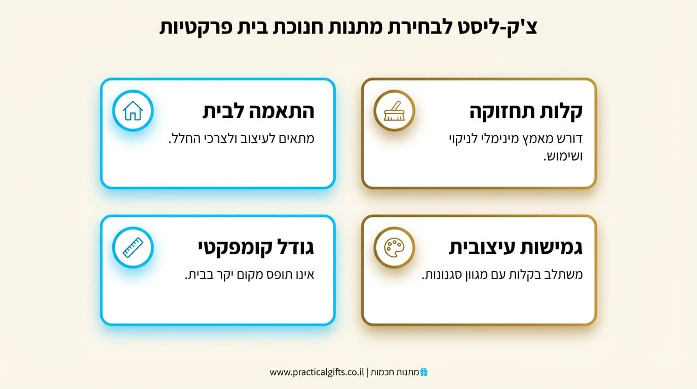 איך בוחרים מתנה שימושית לחנוכת בית
