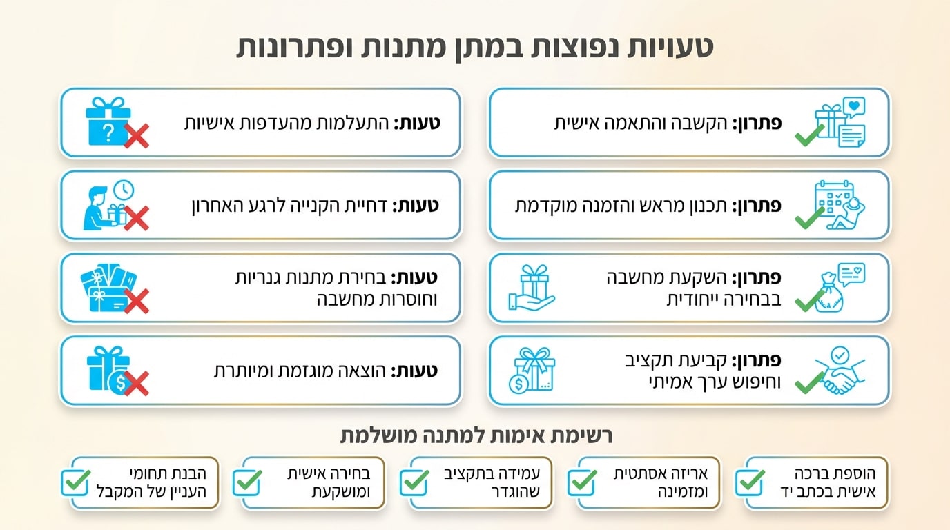איפה אנשים נופלים בבחירת מתנה ליום הולדת 50